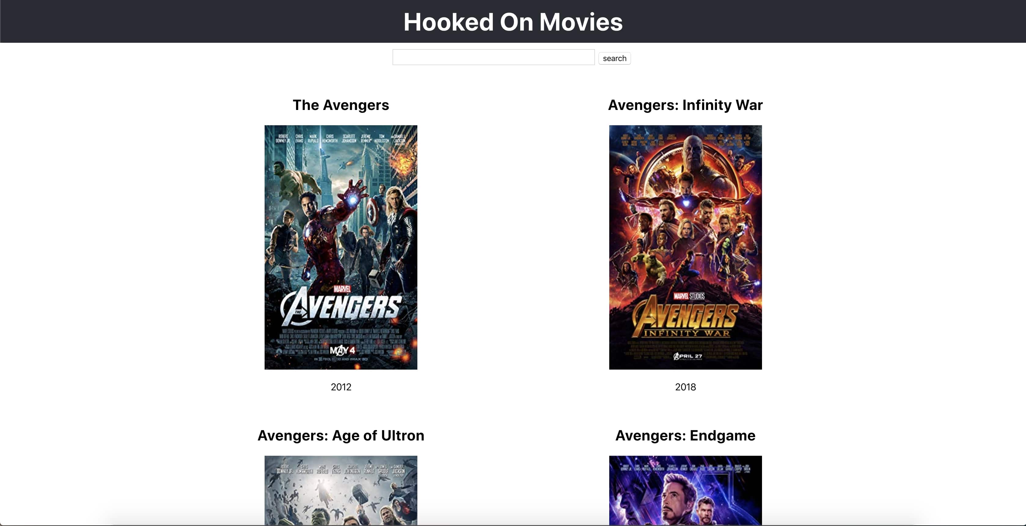 Hooked On Movies Image